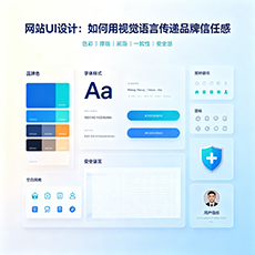阜阳建站-网站UI设计：如何用视觉语言传递品牌信任感