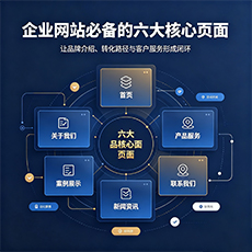 阜阳建站-企业网站必备的六大核心页面